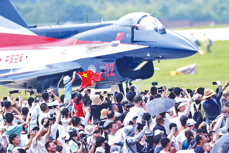 美女操逼视频免费看的长春航空展迎来首个公众日